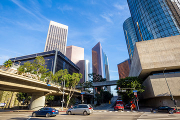 Obraz premium Los Angeles, California, USA downtown cityscape
