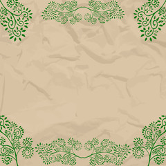 eco beige wrapping design