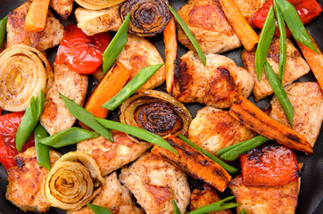 Meat with vegetables