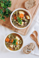 Minestrone soup