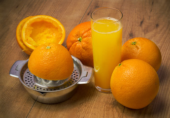 Naranjas en zumo