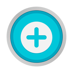 Obraz premium Flat App Button