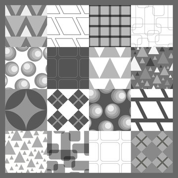 Geometric patterns set