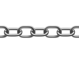 vector seamless metal chain
