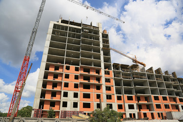 Hochhaus Neubau aus Stahlbeton (2)