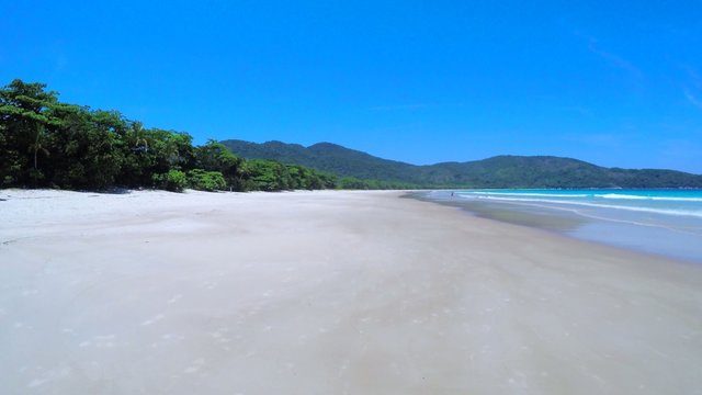 Summer Day in Praia Lopes Mendes in Rio de Janeiro, Brazil