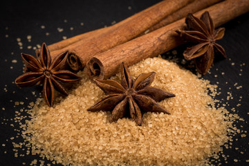 tropical brown sugar, anise, cinnamon