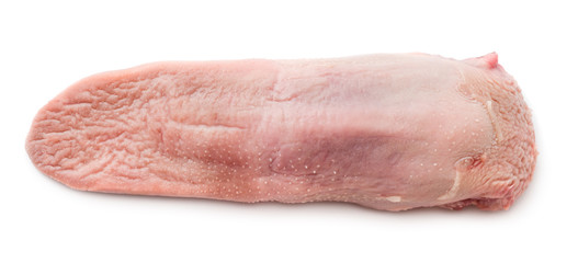 Raw beef tongue