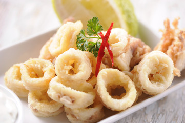Traditional Fried Calamari
