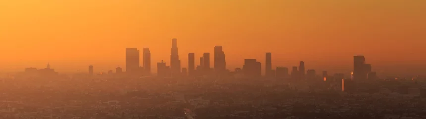 Selbstklebende Fototapeten Downtown Los Angeles skyline © f11photo