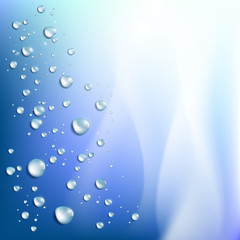water drops vector background