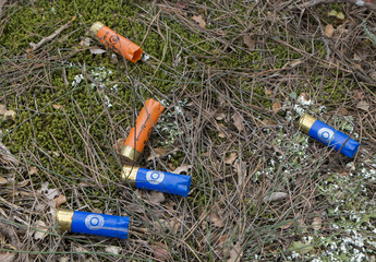 Douilles de chasseur - Pollution