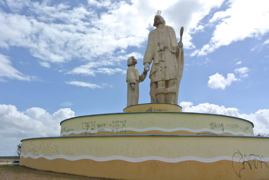 Estatua de S&atilde;o Jos&eacute; de Ribamar e Menino Jesus