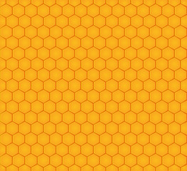 vector seamless pattern with honeycombs