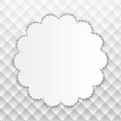 Frame in Vintage Background. Vector Illustration.