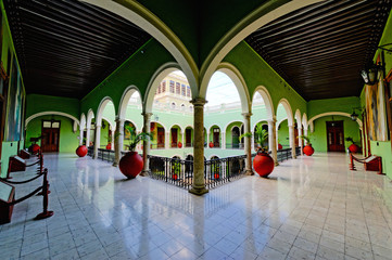 Palais du gouverneur à Mérida au Mexique