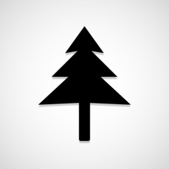 Pine icon great for any use. Vector EPS10.