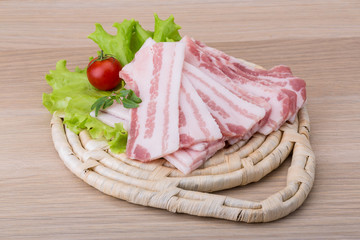Sliced bacon