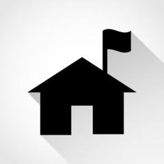 Home icon great for any use. Vector EPS10.