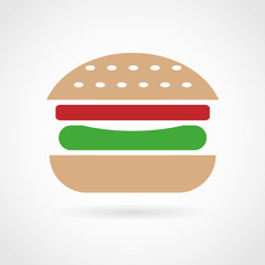 burger icon great for any use. Vector EPS10.
