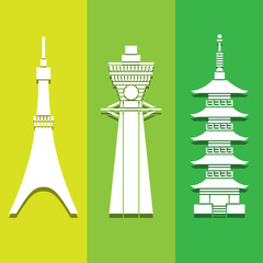 Travel landmark icon great for any use. Vector EPS10.
