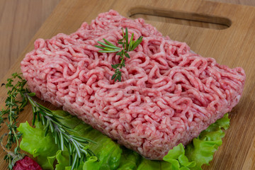 Raw minced meat