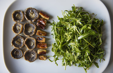 Funghi alla piastra