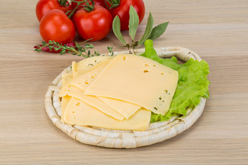 Sliced cheddar