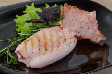 Grilled squid