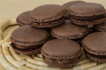 Chocolate macaroons