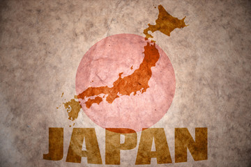 japan vintage map
