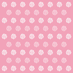 Rose Pink Pattern Background icon. Vector EPS10.
