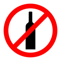 No Drink icon great for any use. Vector EPS10.