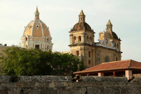 Dome and cathedral in town