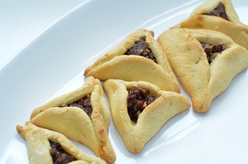 Purim Jewish Holiday food - Hamentashen, Ozen Haman