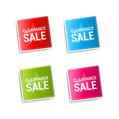 Clearance Sale Stickers