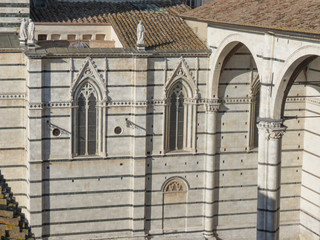 Fototapeta na wymiar Siena, city centre