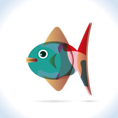 Fish, fish logo, illustration