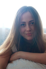 Girl in the morning