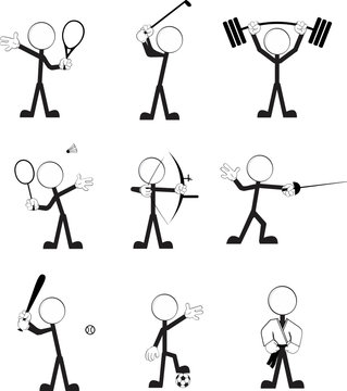 Isolated Olympic Sport Pictogram Cartoon In Vector Format 