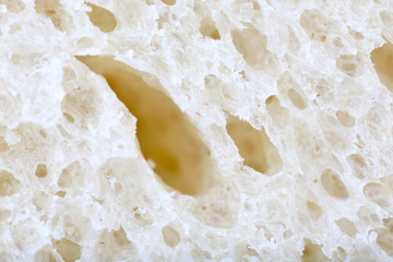 Bread texture close up