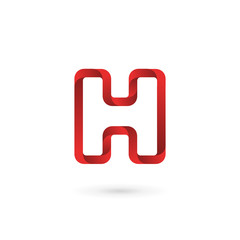 Letter H logo icon design template elements