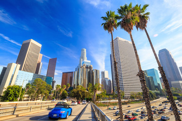 Los Angeles, California, USA downtown cityscape