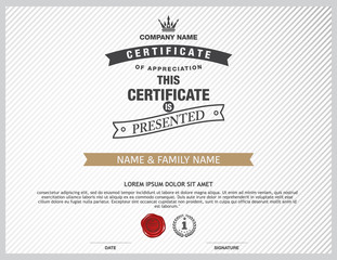 certificate template.