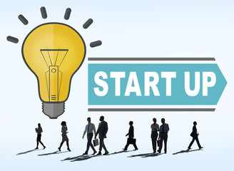Start up Business Launch Success Business Communication Concept