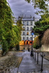 Panele Szklane  Zabytkowa dzielnica Montmartre w Paryżu, Francja