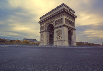 Fototapeta na wymiar Arc de Triomphe Paris ,France