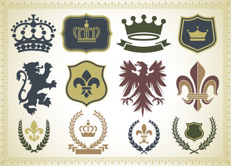 Heraldry Ornaments © Giraphics