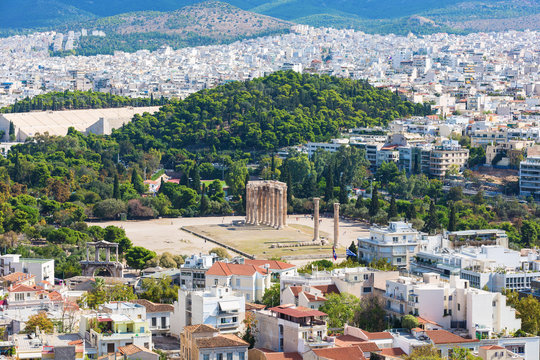 Temple of Olympian Zeus,Athens,Greece