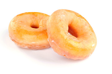 Delicious and fresh donuts for breakfast